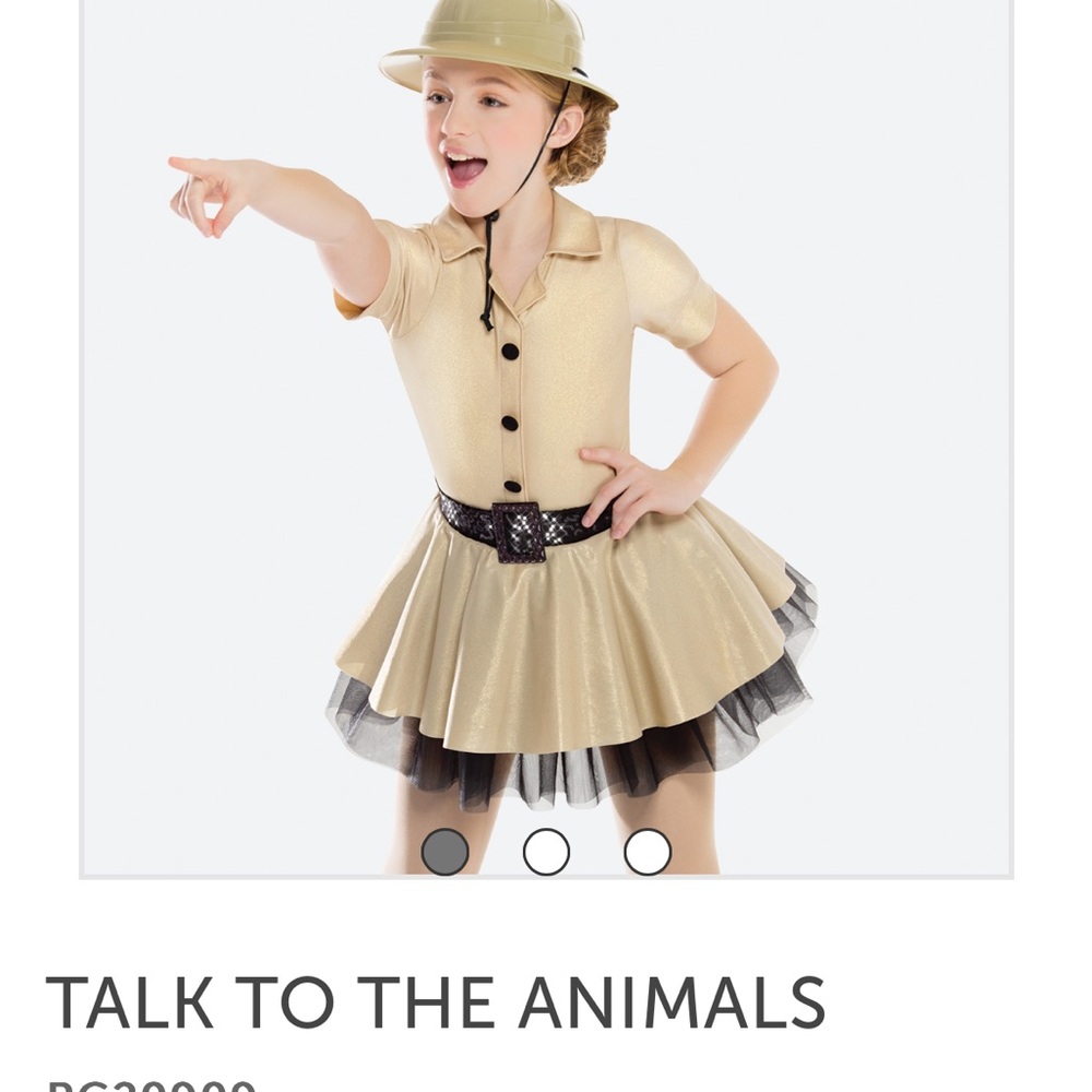 Revolution Safari Tap/Jazz Costume - Tan and Black